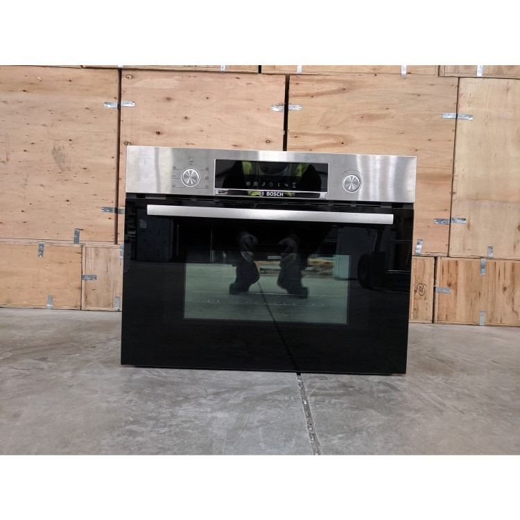 Refurbished Bosch Serie 6 CMA585GS0B Built In 44L with Grill 900W Combination Microwave Oven Stainless Steel