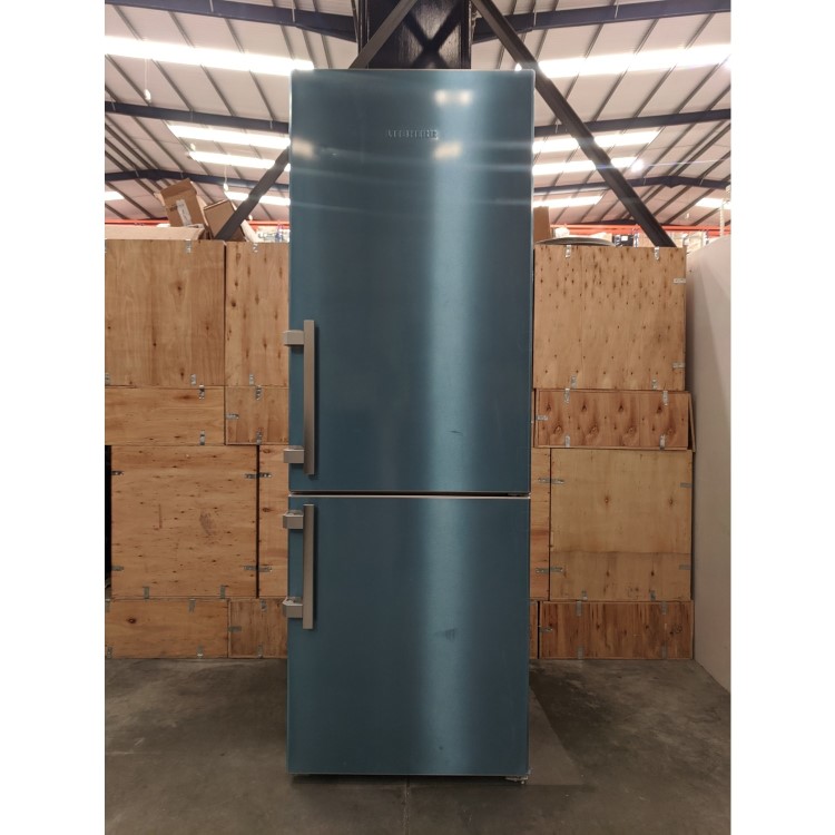 Refurbished Liebherr CNef5745 Freestanding 397 Litre 60/40 Fridge Freezer Stainless Steel