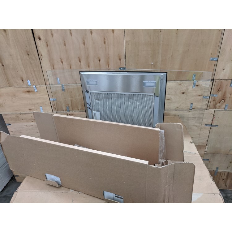 Refurbished Neff N30 D94ABC0N0B 90cm Curved Glass Chimney Cooker Hood Stainless Steel