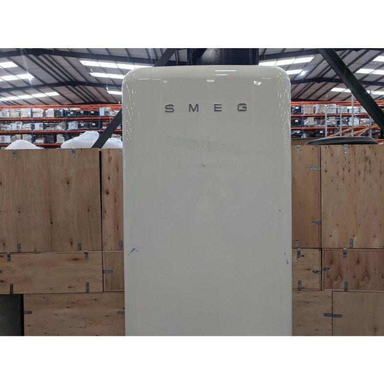 Refurbished Smeg 50's Style FAB32LCR5UK Freestanding 331 Litre 60/40 Frost Free Fridge Freezer Cream