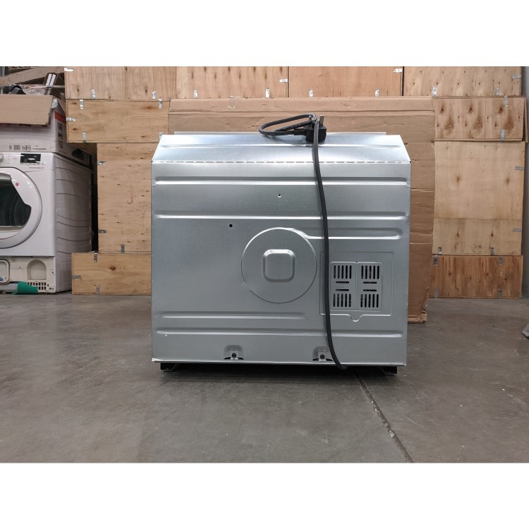 Refurbished Hotpoint SI4854PIX 60cm Single Built In Electric Oven with LCD Control Panel Stainless Steel