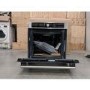 Refurbished Hotpoint SI4854PIX 60cm Single Built In Electric Oven with LCD Control Panel Stainless Steel