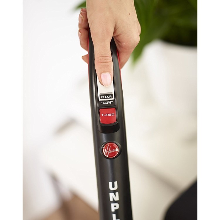 Hoover UNP204B Unplugged Cordless Stick Vacuum Cleaner - Black & Red