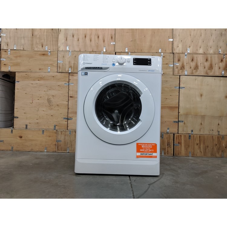 Refurbished Indesit BWE101683XWUKN Freestanding 10KG 1600 Spin Washing Machine White