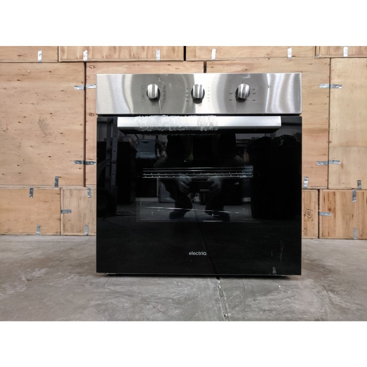 Refurbished electriQ EQOVENM2 60cm Single Built In Electric Oven Stainless Steel