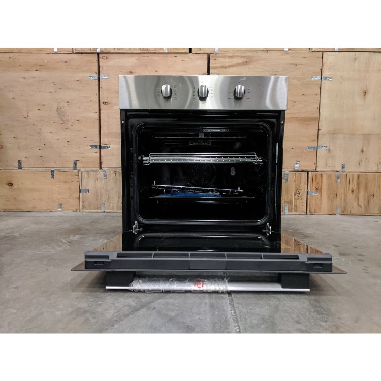Refurbished electriQ EQOVENM2 60cm Single Built In Electric Oven Stainless Steel