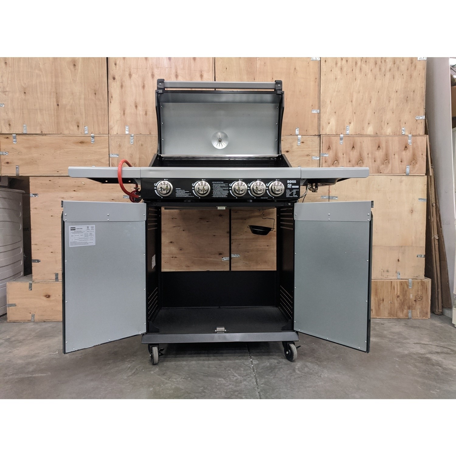 Refurbished Boss Grill Alabama Elite 4 Burner Gas BBQ Grill with Side