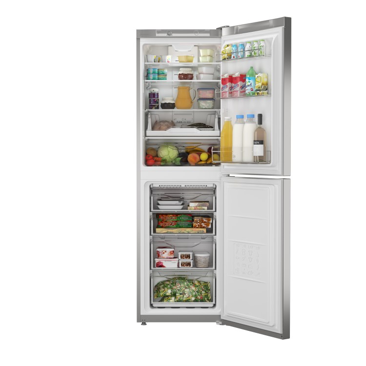 INDESIT LD85F1S 294 Litre Freestanding Fridge Freezer 50/50 Split Frost Free 60cm Wide - Silver