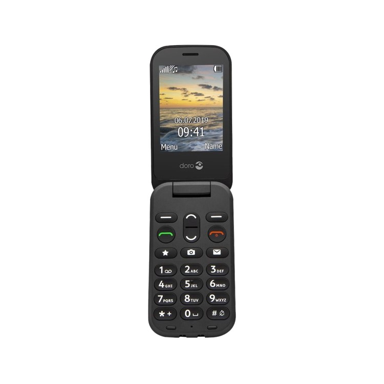 Doro 6040 Black 2.8" 2G Dual SIM Unlocked & SIM Free Mobile Phone
