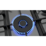 GRADE A2 - Neff T27DS59N0 N70 75cm Five Burner Gas Hob Stainless Steel With Cast Iron Pan Stands