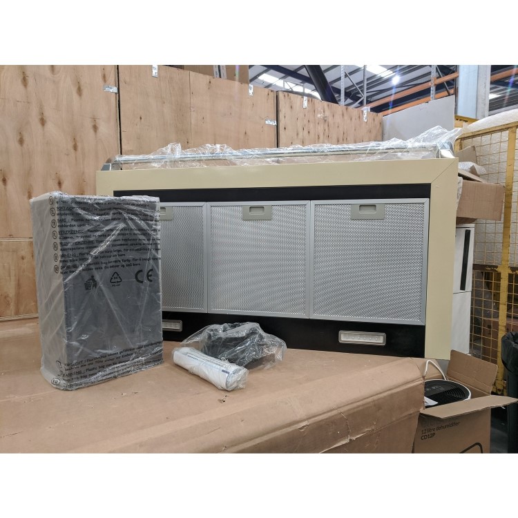 Refurbished Stoves S1000 Richmond 100cm Chimney Cooker Hood Cream