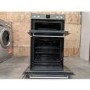 Refurbished electriQ EQDO1LG 60cm Double Built In Electric Oven Grey