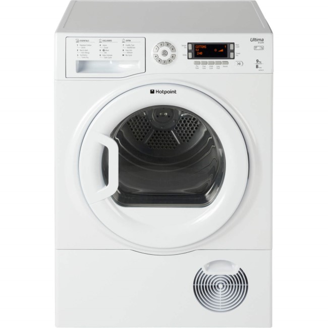 GRADE A2 - Hotpoint SUTCD97B6P 9kg Freestanding Condenser Tumble Dryer - White