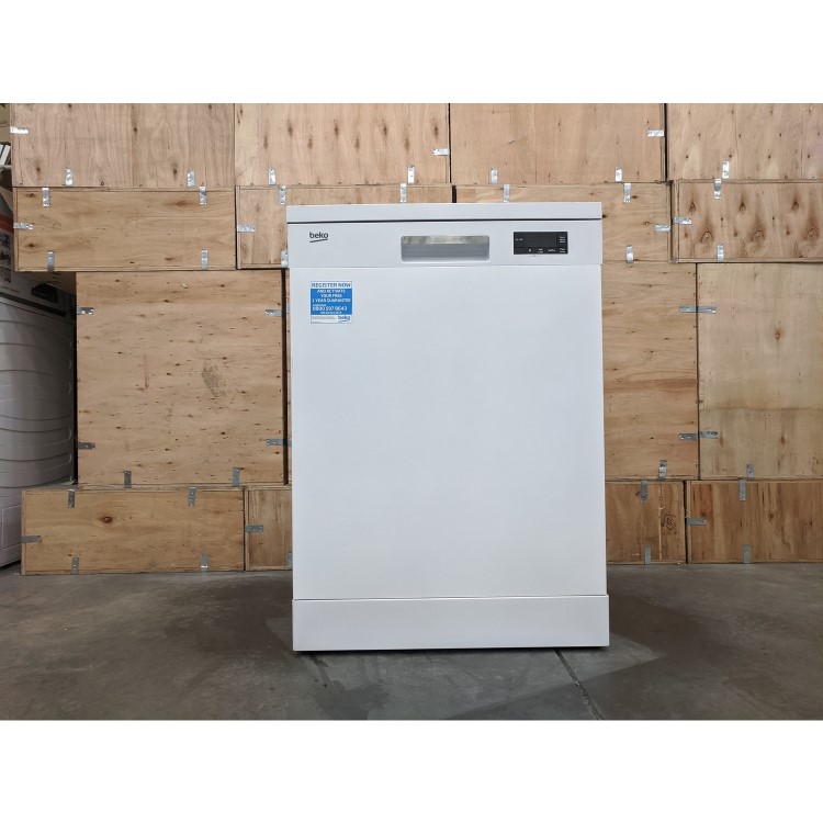 Refurbished Beko DFN16430W 14 Place Freestanding Dishwasher White