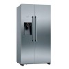 GRADE A3 - Neff KA3923IE0G N70 Side-by-side American Fridge Freezer With Ice &amp; Water Dispenser - Anti-fingerprint Stainless Steel Doors