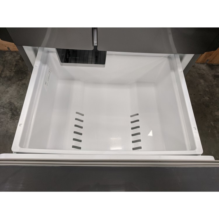 Refurbished Hotpoint FFU4DX1 Freestanding 399 Litre 60/40 Fridge Freezer Inox