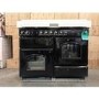 Refurbished Rangemaster Classic CLA110DFFBLC 110cm Dual Fuel Range Cooker Black & Chrome 