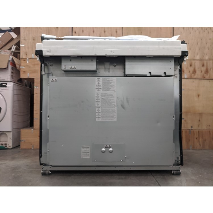 Refurbished Rangemaster Classic CLA110DFFBLC 110cm Dual Fuel Range Cooker Black & Chrome 