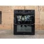 Refurbished Zanussi Series 40 ZPCNA4K1 60cm Double Built Under Electric Oven Black 