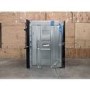 Refurbished Zanussi Series 40 ZPCNA4K1 60cm Double Built Under Electric Oven Black 