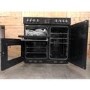 Refurbished Belling Farmhouse 90E 90cm Electric Range Cooker with Ceramic Hob Black