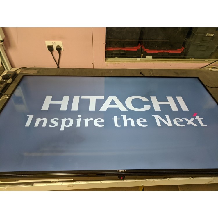 GRADE A3 - Refurbished Hitachi 65" 4K Ultra HD with HDR LED Freeview Play Smart TV without Stand