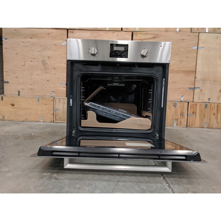 Refurbished Hotpoint AOY54CIX 60cm Single Built In Electric Oven with Catalytic Liners Stainless Steel