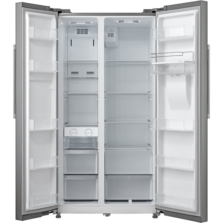 Montpellier 510 Litre American Fridge Freezer - Black