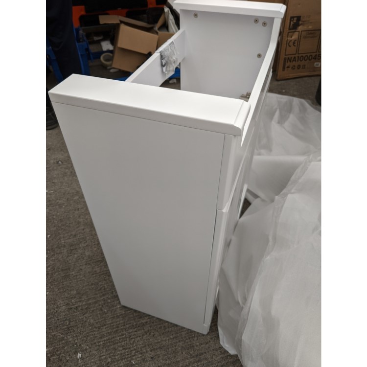 GRADE A2 - Westbury 500mm White Back to Wall Toilet Unit Only 