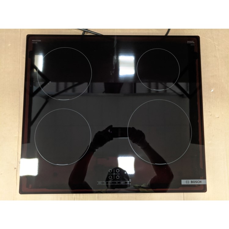 Refurbished Bosch Serie 4 PUE611BB5E 60cm Touch Control 4 Zone Induction Hob
