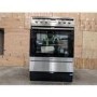 Refurbished Amica 608CE2TAXX 60cm Electric Cooker with Ceramic Hob Stainless Steel