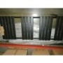 GRADE A2 - Black Heated Towel Rail Radiator 1600 x 600mm - Tundra