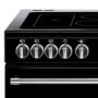 Belling Farmhouse 110E 110cm Electric Range Cooker - Black