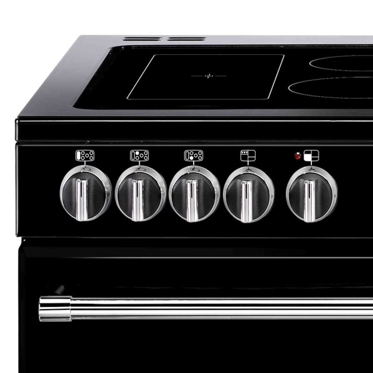 Belling Farmhouse 110E 110cm Electric Range Cooker - Black