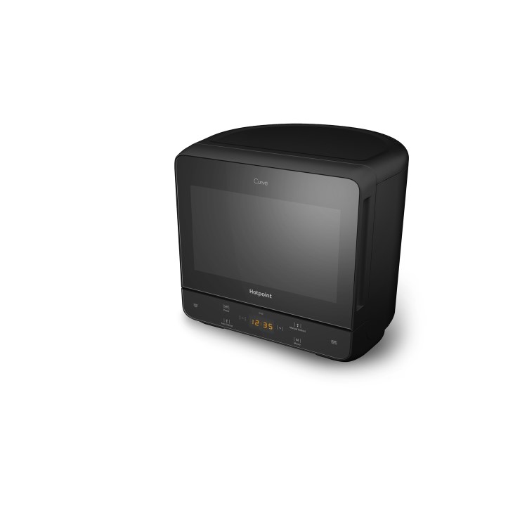 GRADE A2 - Hotpoint MWH1331B XtraSpace Curve 13L Digital Microwave - Black