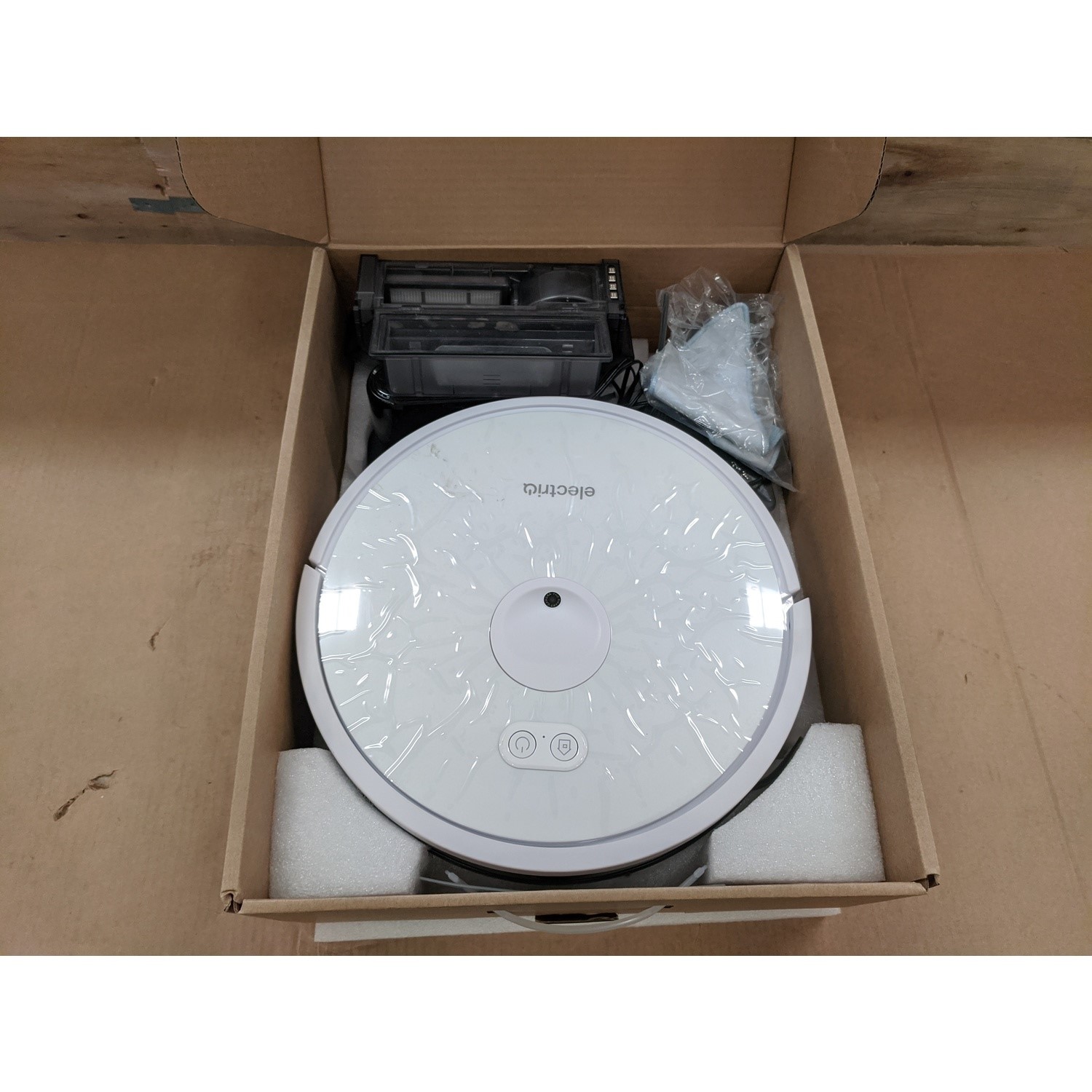 Refurbished electriQ Tony Robot Vacuum Cleaner 4000Pa Suction Advanced vSLAM Camera