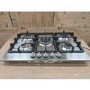 Refurbished Bosch Serie 4 PGQ7B5B90 75cm 5 Burner Gas Hob Stainless Steel