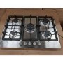 Refurbished Bosch Serie 4 PGQ7B5B90 75cm 5 Burner Gas Hob Stainless Steel