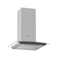 Refurbished Neff N30 D64AFM1N0B 60cm Curved Glass Touch Control Chimney Cooker Hood Stainless Steel
