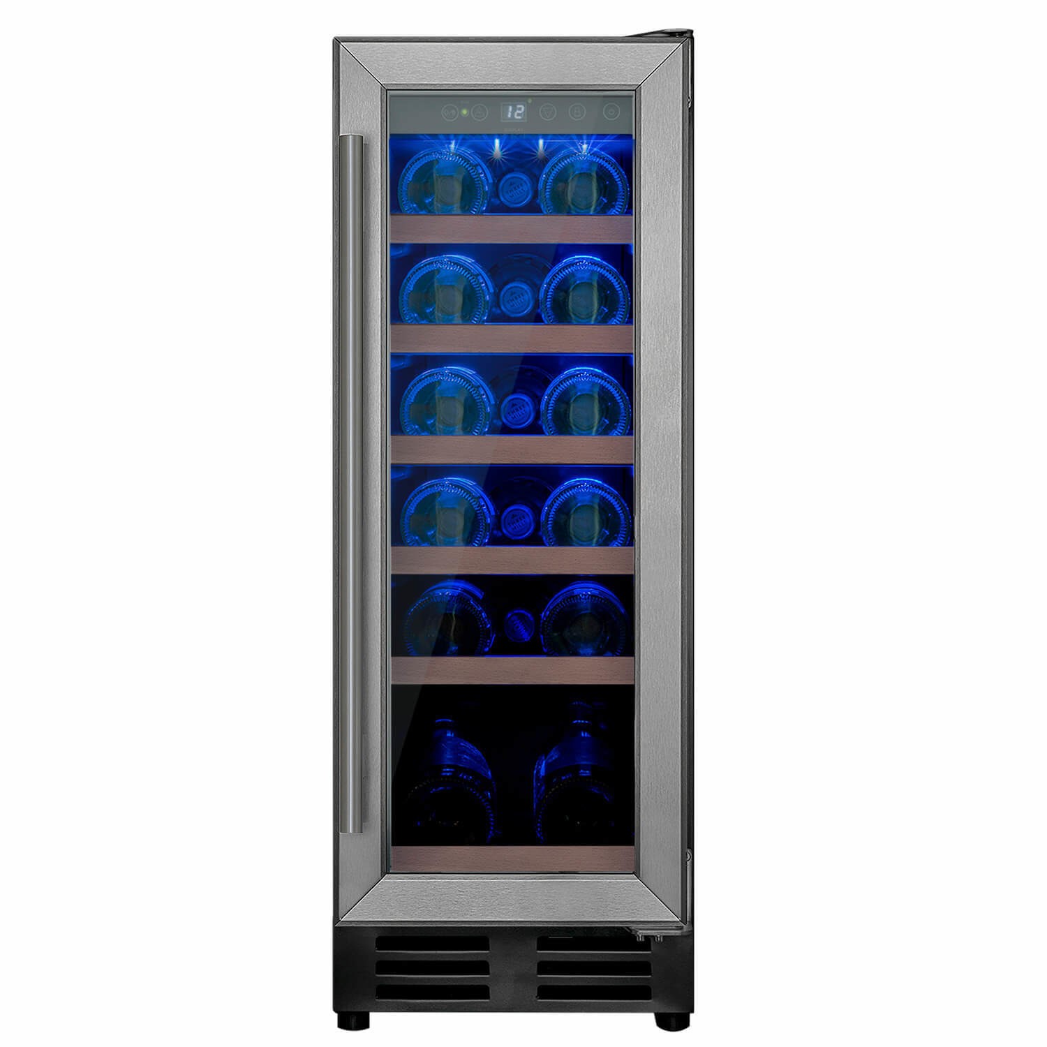 electriQ 18 Bottle Capacity Single Zone Freestanding Wine Cooler