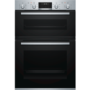 Bosch Series 6 Built In Electric Double Oven - Stainless Steel