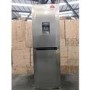 Refurbished Hoover H1826MNB5XWK Freestanding 308 Litre 50/50 Frost Free Fridge Freezer With Water Dispenser Stainless Steel