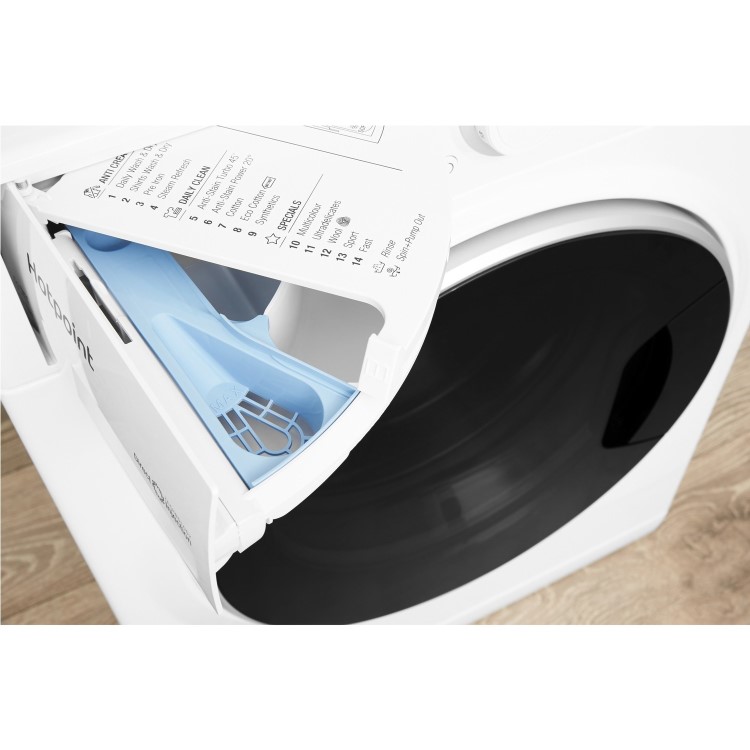 Refurbished Hotpoint RD1076JDN Freestanding 10/7KG 1600 Spin Washer Dryer White