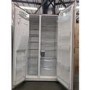 Refurbished Hisense RS694N4TCF Freestanding 562 Litre American Fridge Freezer Stainless Steel