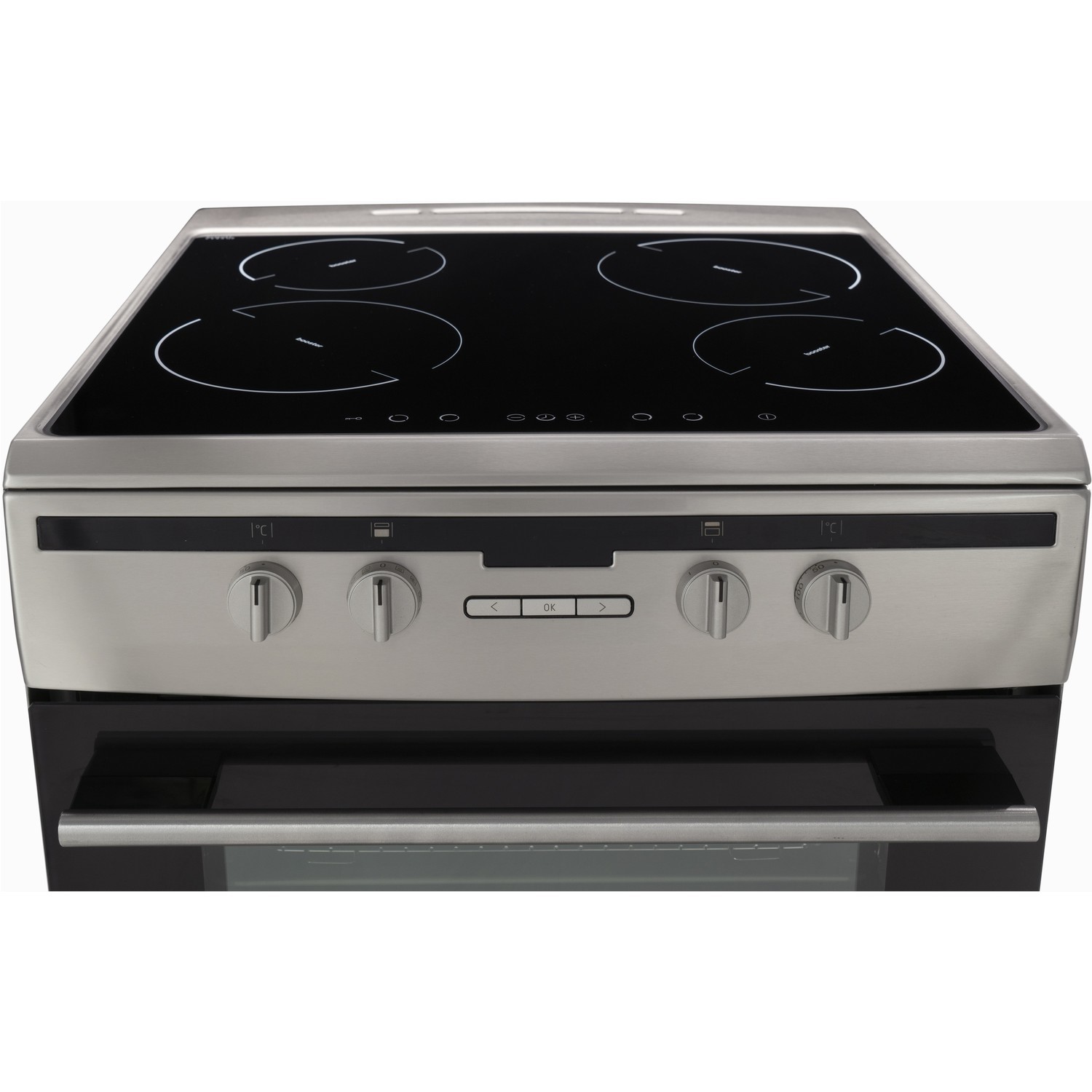 Refurbished Amica AFN6550SS 60cm Double Oven Electric Cooker with