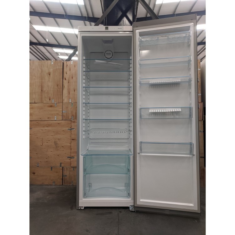 Refurbished Miele K28202Dclst Freestanding 381 Litre Fridge Clean Steel