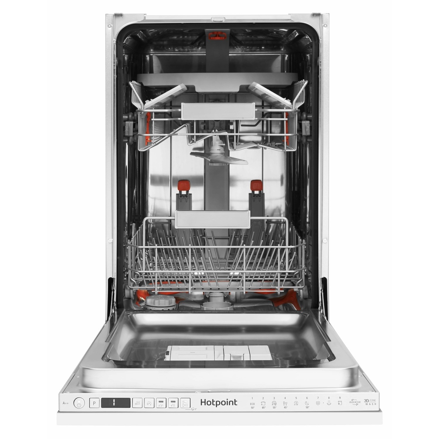 HOTPOINT HSIO3T223WCE 10 Place Slimline Fully Integrated Dishwasher