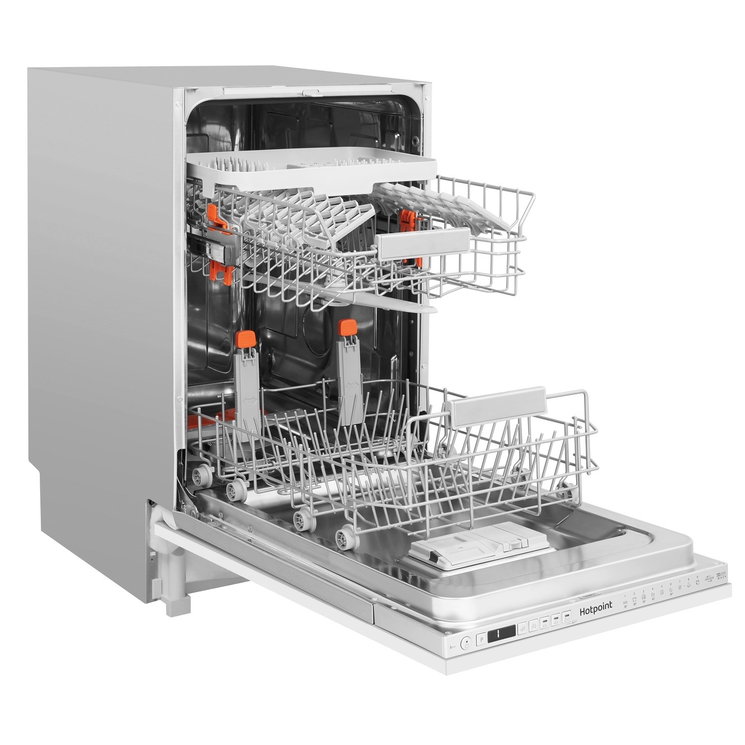 HOTPOINT HSIO3T223WCE 10 Place Slimline Fully Integrated Dishwasher