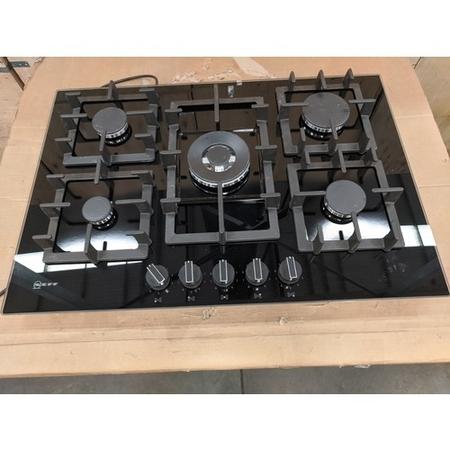 Refurbished Neff N70 T27CS59S0 75cm 5 Burner Gas on Glass Gas Hob Black