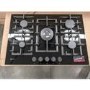 Refurbished Neff T27CS59S0 N70 75cm 5 Burner Gas on Glass Gas Hob Black